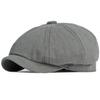 Ht4022 Berets 2022 Octagonal Newsboy Cap Men Women 100 %Cotton Beret Hat Spring Summer Male Female Beret Cap Hats For Men Women 