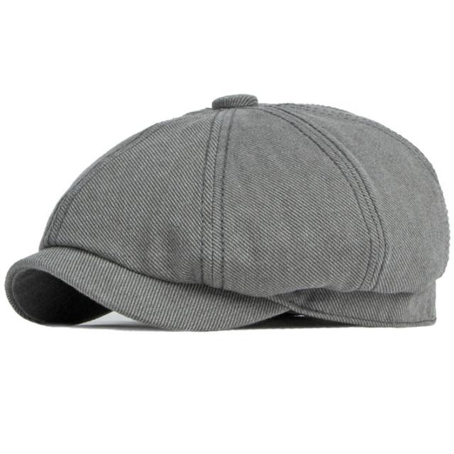 Ht4022 Berets 2022 Octagonal Newsboy Cap Men Women 100 %Cotton Beret Hat Spring Summer Male Female Beret Cap Hats For Men Women