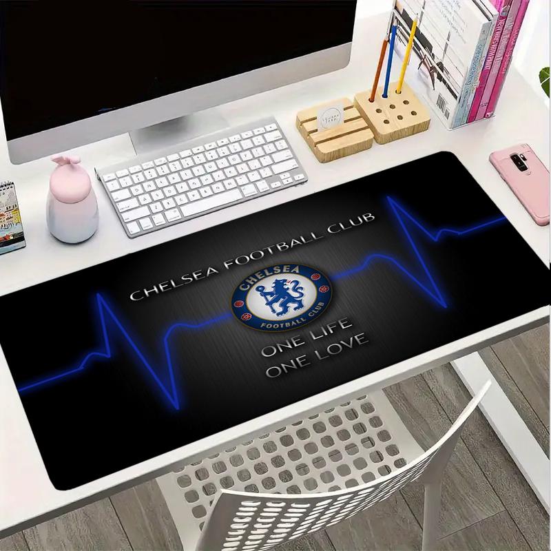 Chelsea Football Club Crest Mouse pad, Gaming Mouse Pad, keyboard pad, Desk Decor for computer notebook Fan Gift Birthday Gift