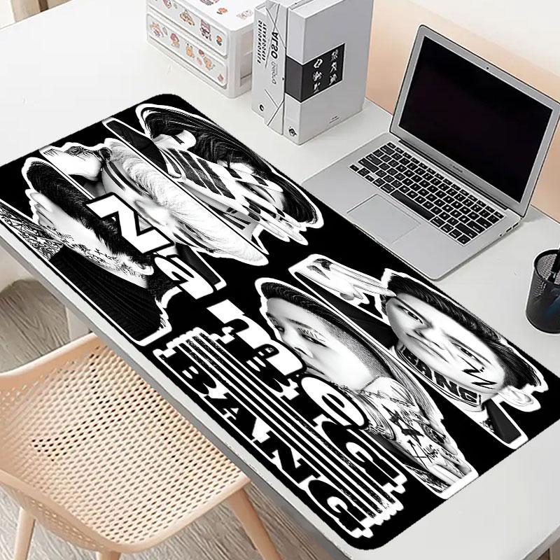 Custom Name Personalized BIGBANG Pattern Mousepad, Laptop PC Desk Mat, Decorative Desk Mat for Home Keyboard Pad Gift