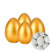 Golden Egg Smash Anniversary Raffle Props: Silver & Painted Egg Display Stands - Various Models Available.