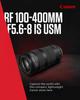 CANON IS USM Zoom Lens RF100-400mm F5.6-8