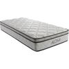 Alona Memory Foam Spring Mattress 80 Kg-m3 - 140x190 Height -- 25.5 Cm - Soft Welcome - Firm Support - 5 Zones