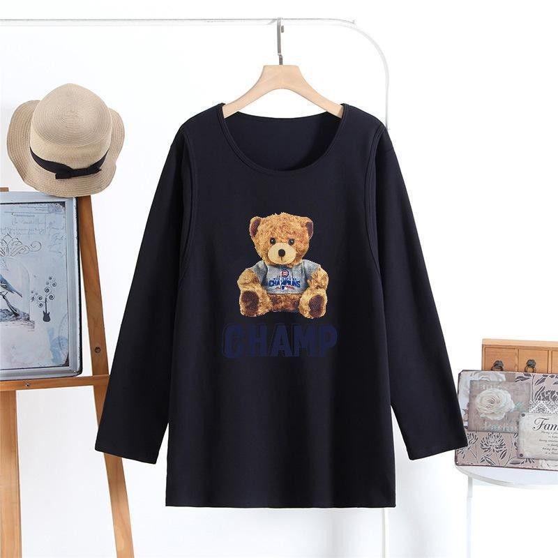 Топ для кормящих с длинным рукавом для беременных - Стильная весенне-осенняя одежда для мам в послеродовой период и кормящих грудью