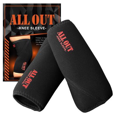 Наколенники ALLOUT, разработанные профессионалом IFBB Юкихиро, для силовых тренировок и поднятия тяжестей. Настоящие наколенники Allout, Yuasa, Тренировки, 7 мм, (L)