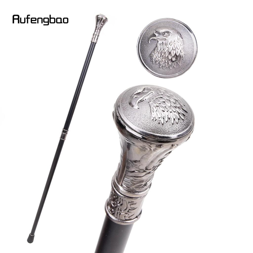 Animals Bear Hawk Deer Wolf  Phoenix Totem Relief Walking Cane Fashion Walking Stick Gentleman Crosier Knob Walking Stick 93cm
