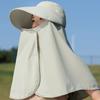 Sunscreen Mountaineering Hat Wide Brim Women Sun Hat Fashion Shawl Fisherman Hat  Outdoor