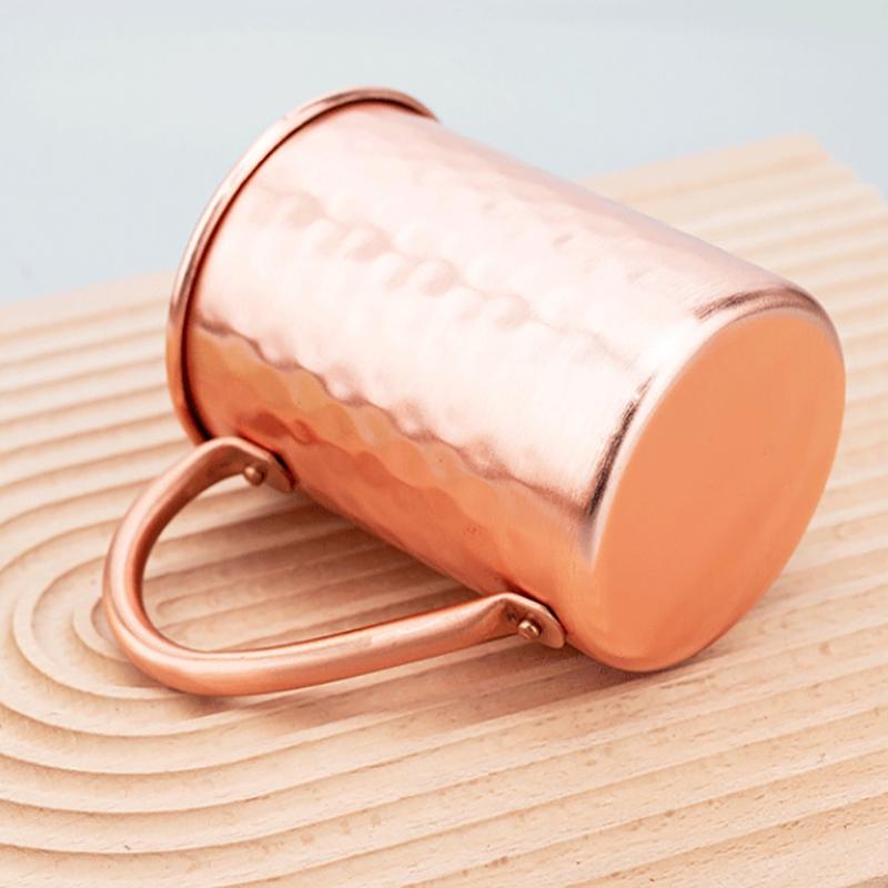 400 мл 100% Медь Кружка для Moscow Mule Коктейльный Бокал для Вина Чеканная Медная Кружка для Пива Кружка для Кофе Кружка для Молока Барная Кружка Посуда Долговечная