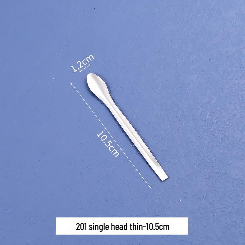 Медицинская ложка из нержавеющей стали для упаковки косметики — вариант с одной или двумя головками