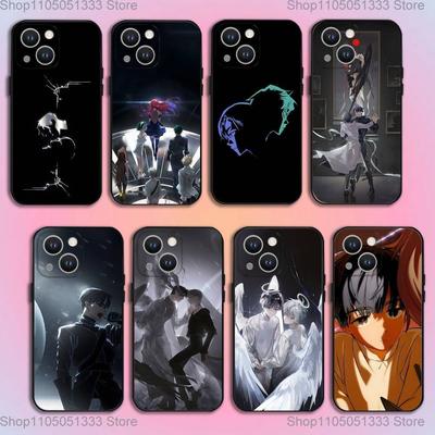 Корейский A-Alien S-Stage Иван Тилл Чехол для телефона для iPhone 16,15,14,13,12,11,Pro,XS,Max,XR,Plus,E,SE4,Mini Черный Мягкий Чехол
