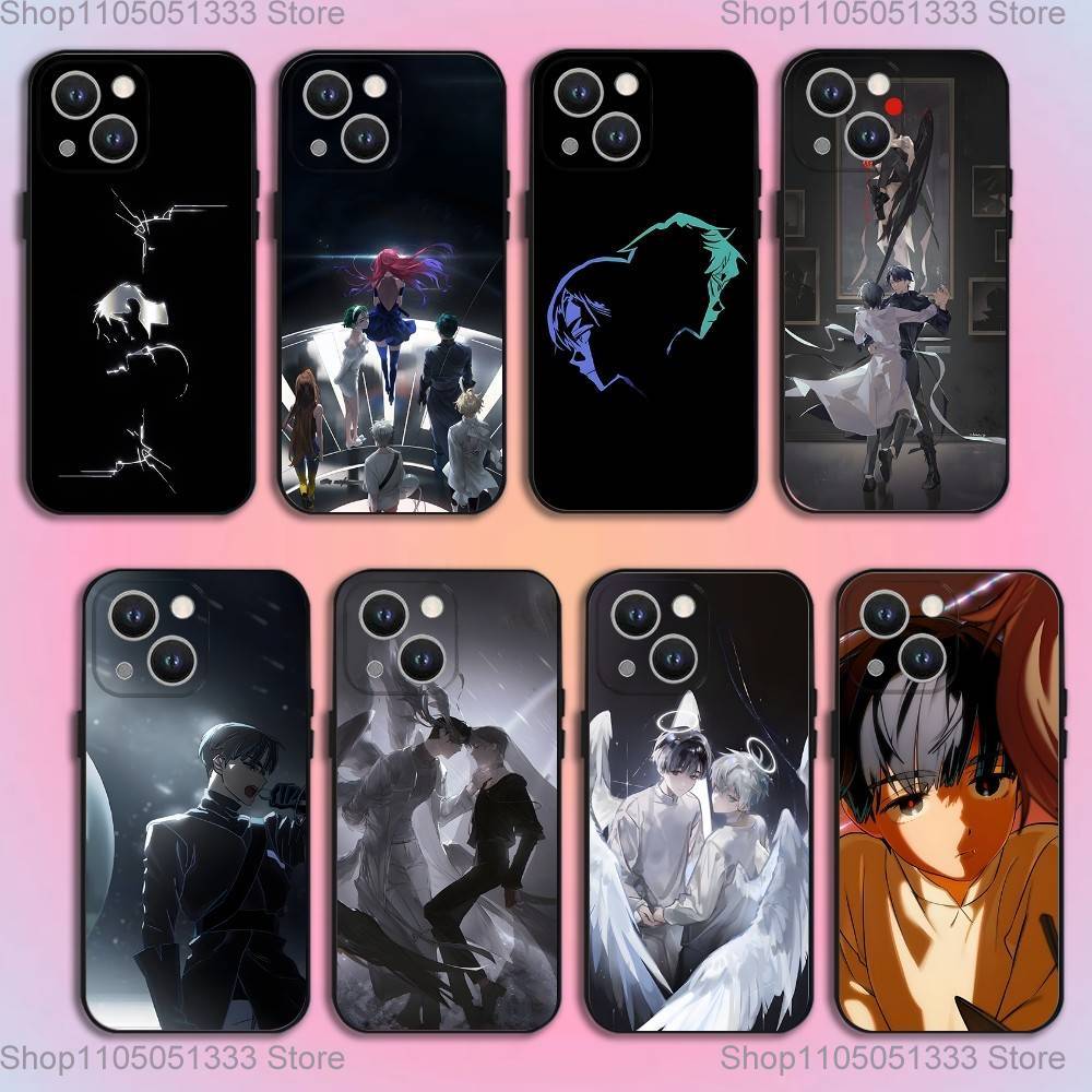 Корейский A-Alien S-Stage Иван Тилл Чехол для телефона для iPhone 16,15,14,13,12,11,Pro,XS,Max,XR,Plus,E,SE4,Mini Черный Мягкий Чехол