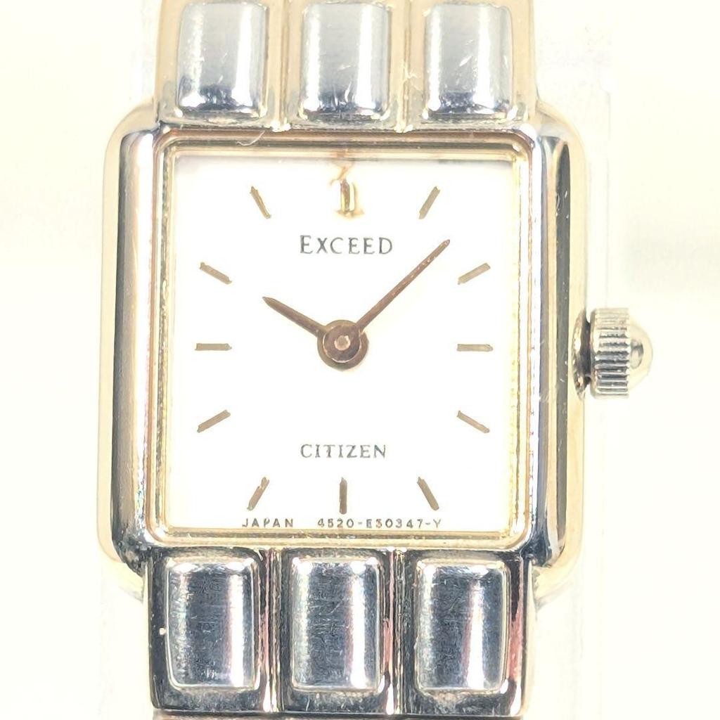 Б/у CITIZEN EXCEED Женские Батарея заменена, Рабочее состояние T-22