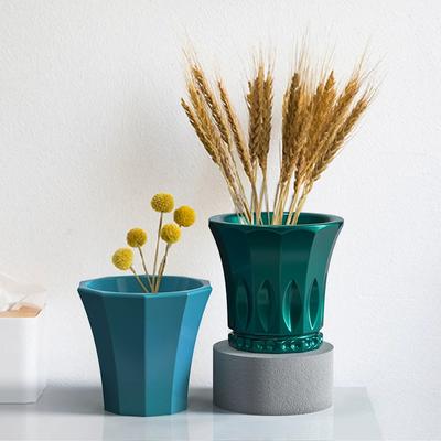 Полосатая банка для хранения Силиконовая форма Скандинавский простой дизайн Изготовление из цемента и глины Форма для свечной банки Форма для суккулентного цветочного горшка Гипсовая форма из смолы