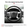 Автоаксессуары Чехол на руль Отделка из микрофибры для Chevrolet Captiva 2007-2014 Silverado GMC Sierra 2007-2013