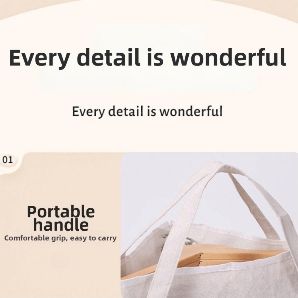 Сумка для хранения треугольных вешалок большой вместимости, экономящая место, дышащая корзина для хранения одежды с ручкой, складная