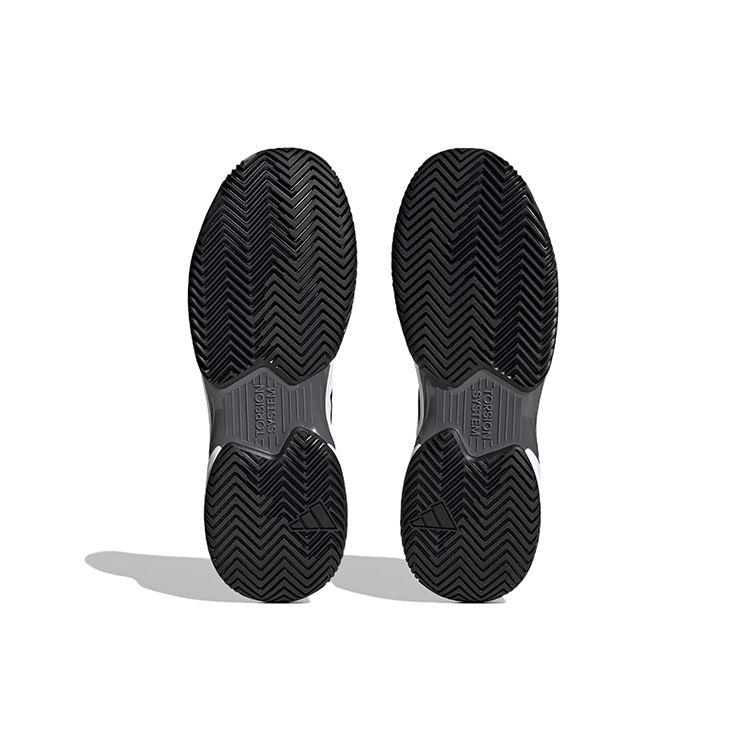 Adidas CourtJam Control Black White Grey Мужские кроссовки Core-Black Cloud-White Grey-Four ID1535