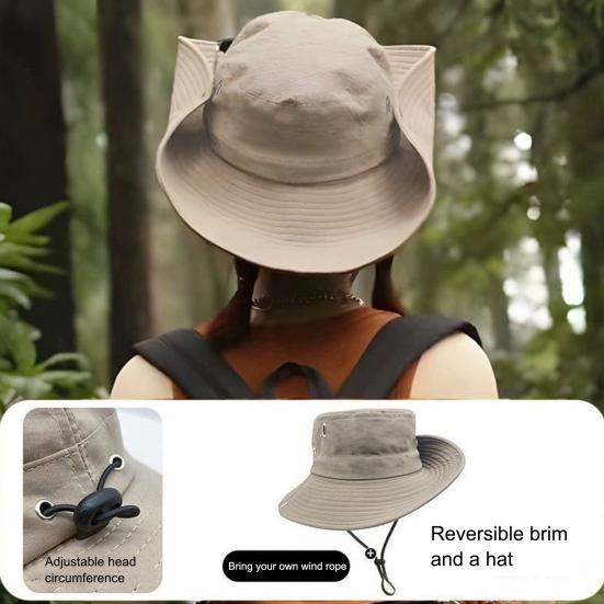 Adults Sun Hat with Adjustable Chin Strap Breathable UV Protection Men Women