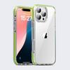 KEYSION Прозрачный противоударный чехол для iPhone 16 Pro Max, цветной противоударный прозрачный силиконовый чехол+чехол для телефона из поликарбоната для iPhone 15 Pro Max