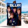 1PC Blur Microfiber Beach Towel, Soft Lightweight And Quick-Dry, Ideal for Summer Travel, Beach Essential, Swimming Pool Gift