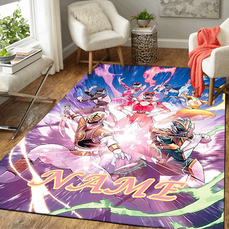 Custom 1Pc Power Rangers Team Rug Office Carpet Indoor Outdoor Entrance Doormat Nonslip Soft And Comfortable Living Room D2915215