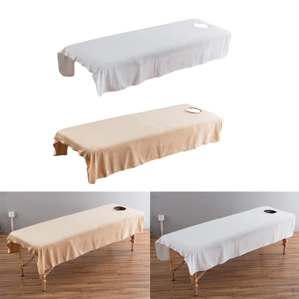 2 шт. Скатерть для массажного стола, простыня с отверстием 120x190см 80x190см