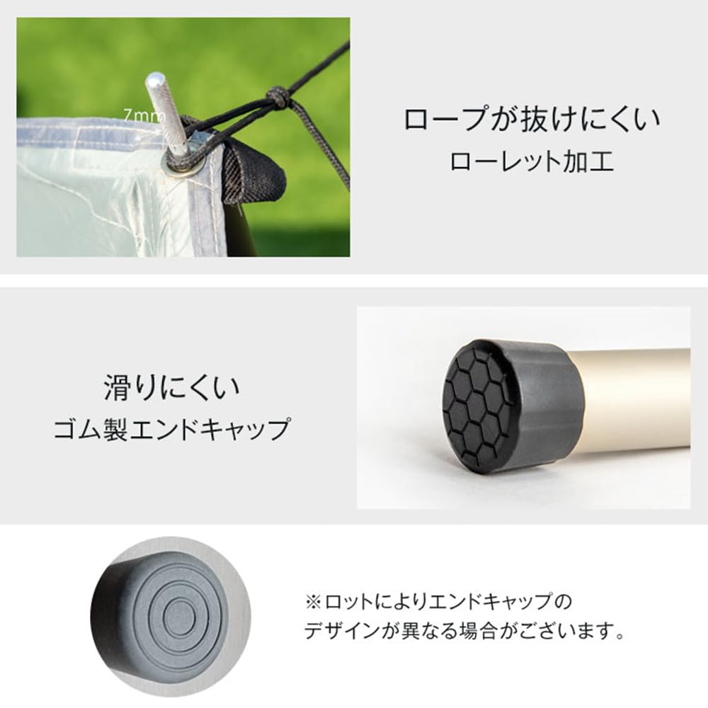 Tent Set of Extra Thick 32mm Aluminum 28 ENDLESS-BASE Poles, 2, Poles, 125-280cm, Extendable, Levels, Camping, 75200034(97757)