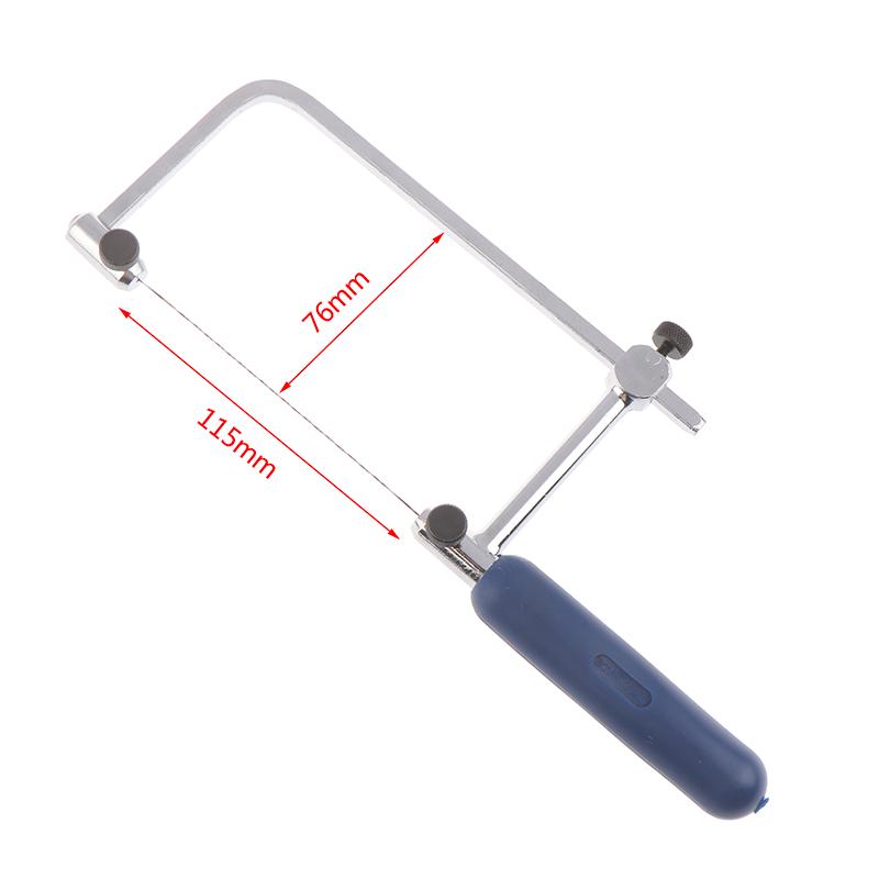 4" Adjustable Frame Sawbow U-Shape Coping Jig Saw For Woodworking Hand Tool