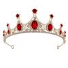 Korean Version of The Crown Inlaid with Gems Retro Children's Hair Crown Girls' Performance Hair Accessories Retro Princess Hair Crown