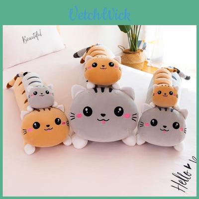 Длинный кот плюшевая игрушка подушка подарок на день рождения для детей домашний декор