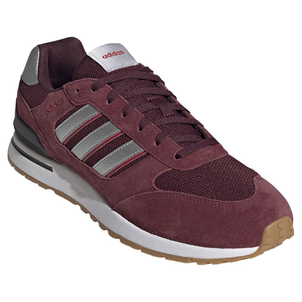 adidas Кроссовки унисекс 80-х, размер Shadow см, для взрослых, NLG92, Красный/Матовый Серебристый/Бордовый (ID1270), 28,0