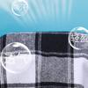 10XL 11XL 100% хлопок Осень Зима Рубашка для полных мужчин Длинный рукав высокое качество шерсть модная клетчатая повседневная немнущаяся