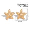 Summer Beach Ear Studs Simulated Starfish Small Star Earring Trendy Earrings for Women  for Women