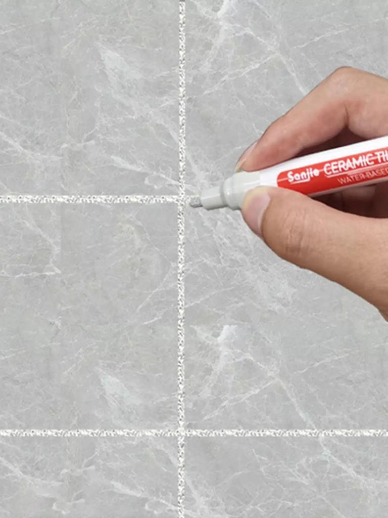1PC Waterproof Marker Pen Wall Seam Repair Tiles Grout Markers Pens Floor Bathroom Decontamination Paint Brush Tools