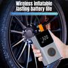 Tire Inflator Portable Compressor, Bike, LCD Screen And Digital Tire Pressure Gauge, Compressor For , Motorcycle, Compact Car, Ball