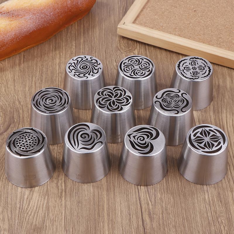 1Pc Stainless Steel Russian Piping Tips Cake Icing Frosting Nozzles Cream Tip For Cupcake Decoration Diy Kitchen Baking Tool