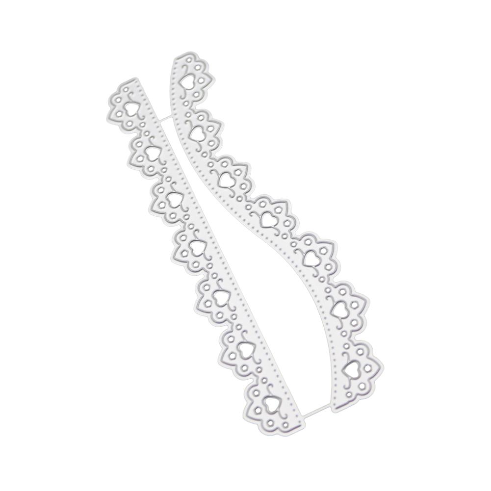 Металлический серебристый трафарет для тиснения, штампы для резки, для скрапбукинга, изготовление открыток из бумаги