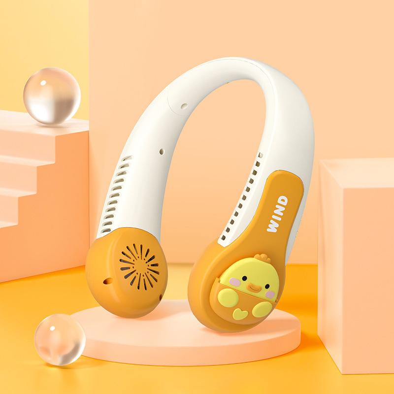 3000 мАч Подвесной шейный вентилятор Портативный безлопастной вентилятор Персональный носимый безлистный вентилятор с шейным ремешком Перезаряжаемый USB-вентилятор Мини-ожерелье Вентилятор