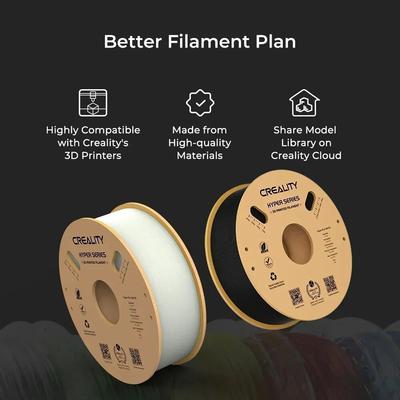 CREALITY Hyper Series PLA Filament 1.75 мм Лучшая текучесть Более быстрое охлаждение Высокая точность для FDM-принтеров
