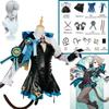 Anime Game Lynette Cosplay Wig Full Set Costume Magician Carnival Uniform Clothes Halloween Women Dress