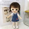 Doll Trousers 1/11 1/12 Dolls Casual Dress Fashion Overalls Clothes Clothes Accessories Doll Shirt