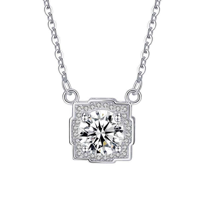 Квадратная сумка PT950 с покрытием из искусственного циркона, кольцо с цирконом «Восемь сердец и восемь стрел», женское кольцо с бриллиантом Mosang