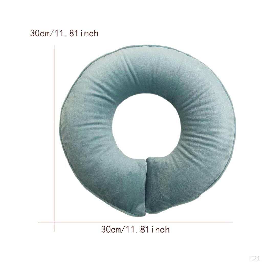 Face Down Pillow Breathable Headrest Massage Bed Comfort Memory Foam U Shape Neck