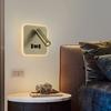 Creative Base Switches Small Wall Lamp With USB Type-C Charging Port Living Room Bedroom Bedside Rotatable Reading Light 10W+3W