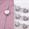 1Pc Curtain Magnetic Pair Buckle Heart-shaped Curtain Buckle Closed Buckle Removable Leak-proof Light Magnet Metal Button Mother Buckle