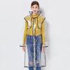 Fashion EVA Transparent Raincoat Outdoor Ladies Rain Coat Jacket Waterproof Adults Men Women Clear Poncho Hiking Biker Rainwear