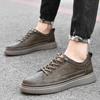 Men Casual Shoes Leather Fashion Men Sneakers Breathable Mens Shoes Comfortable Casual Shoes Moccasins Men Flats Shoes