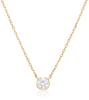 K18 Yellow Gold Necklace [Yondo Sea] 4℃ 11173-112-3008-00-00 Women's