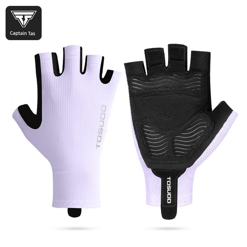 Captain Tass Half-Finger Gloves for Riding Lightweight Breathable Women's Road Bike Shock-Absorbing Summer Men's Mountain Bike Equipment