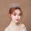 Барочная круглая маленькая заколка для волос с короной, полный круг, корона, свадебный головной убор, аксессуары для волос, украшение