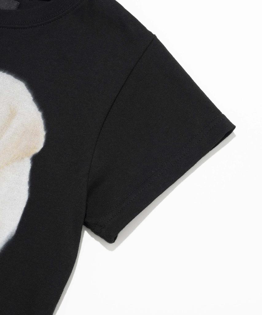 RETRIEVER CLUB Puppy N Rabbit Crop Tee [Black]